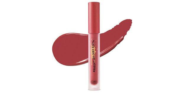 Matte glans-lak lippen van Etude House