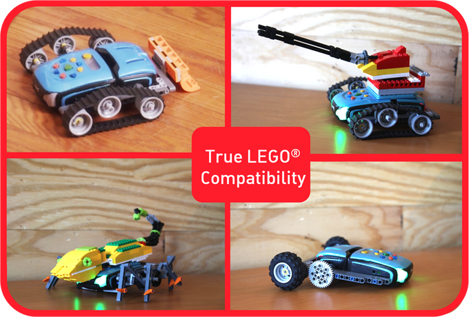 De LEGO-compatibele programmeerbare robot ontwerper