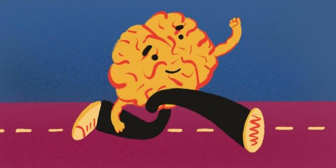 Bloeden van de hersenen: de hersenen pompt als hardlopen