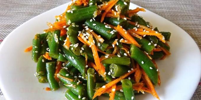 Recepten: Groene bonen en wortelen in het Koreaans
