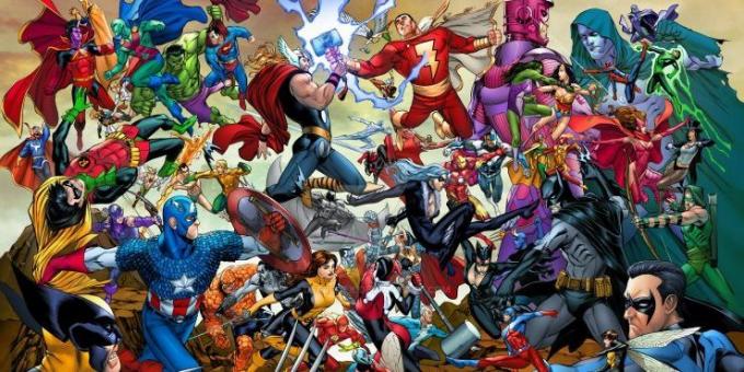 serie over superhelden: In tegenstelling tot Marvel van DC