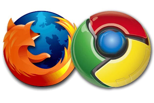 Firefox, Chrome, interface minimalisering