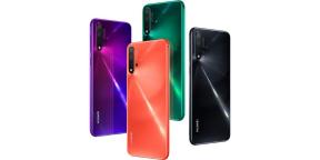 Huawei onthulde drie smartphone Nova 5 Series. Alle ontvangen 5 camera's