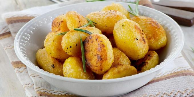 Aardappelen gebakken in folie