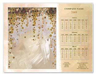 Verzameling van gratis templates voor kalenders en brochures