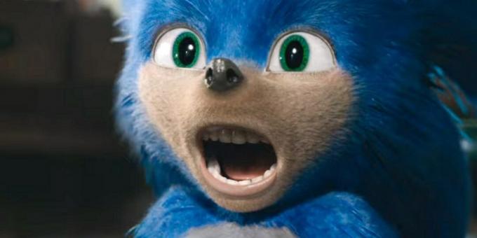 Gemaakt van de eerste trailer van de film "Sonic in the Movie"