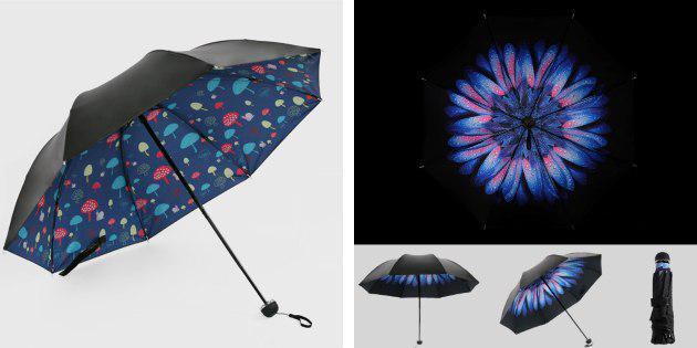 Paraplu met prints