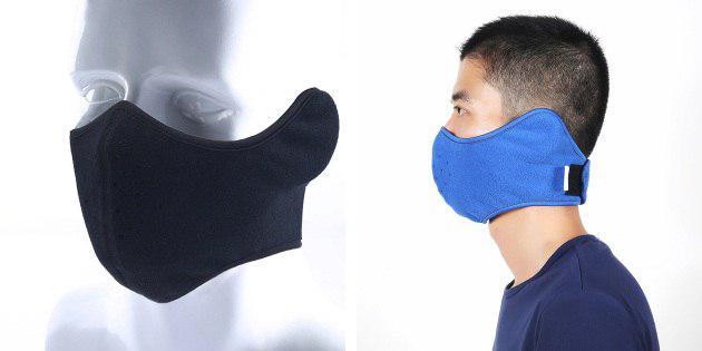 Masker te beschermen tegen de wind