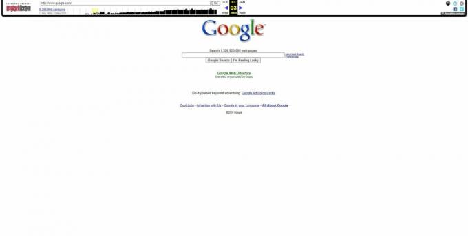 Webarchief: een kopie van de Google-site