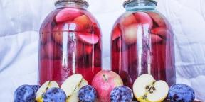 Hoe kan compote van appels te bereiden op de winter: 7 recepten en 7 Secrets