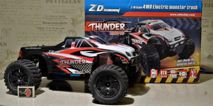 ZD Racing Thunder. Machine en verpakking