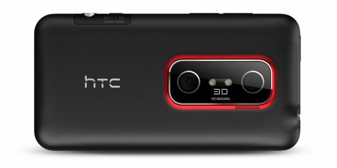 HTC Evo 3D heeft twee camera's