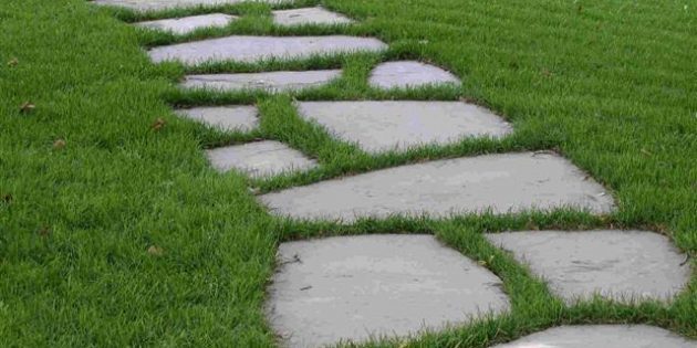 Stone trottoirs