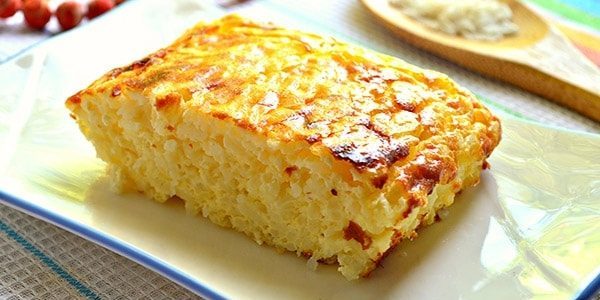 Kaas braadpan recept: Cottage cheese en rijst braadpan 