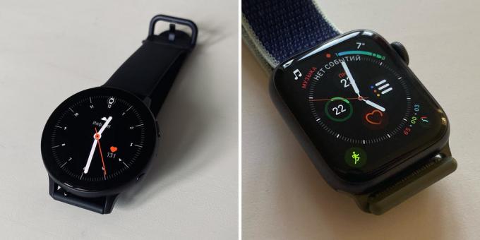 Samsung Galaxy Kijk Active 2: Vergelijking met Apple Watch Series 5