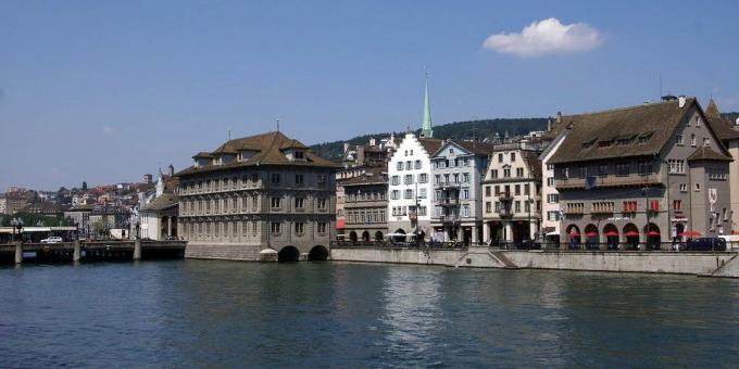Top steden in termen van het leven in Zürich