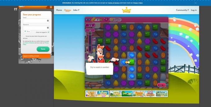 Online puzzelspellen: Candy Crush Saga