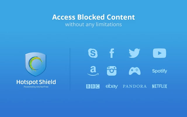 Gratis VPN voor Chrome: Hotspot Shield 