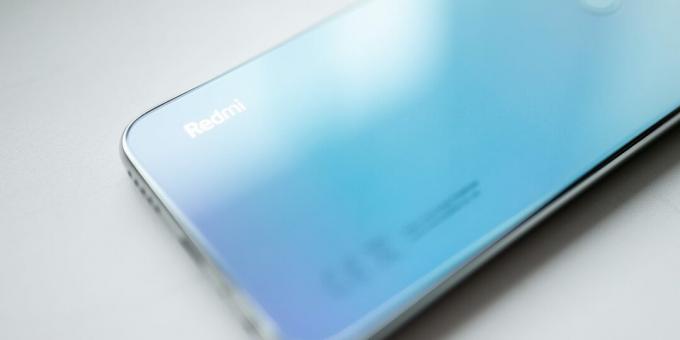 Redmi Note 8T: ontwerp