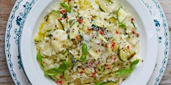 Recept voor risotto met courgette