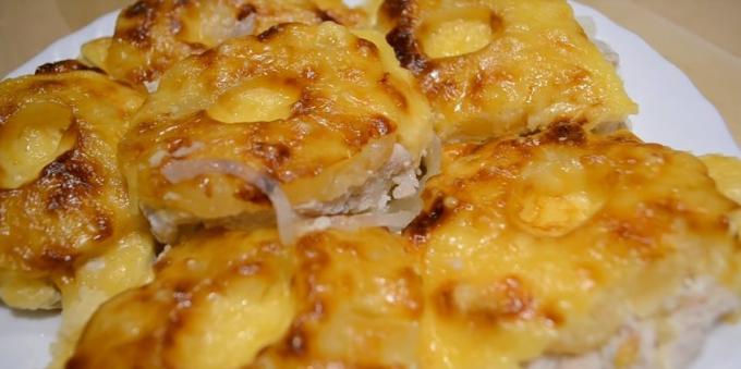 Kip in de oven: Kipfilet met ananas en kaas