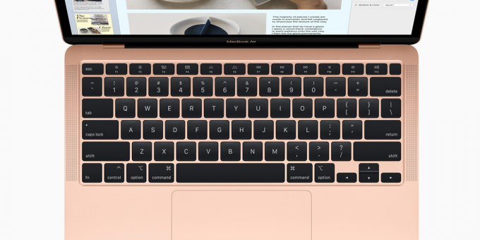 Apple onthult nieuwe MacBook Air met verbeterd toetsenbord