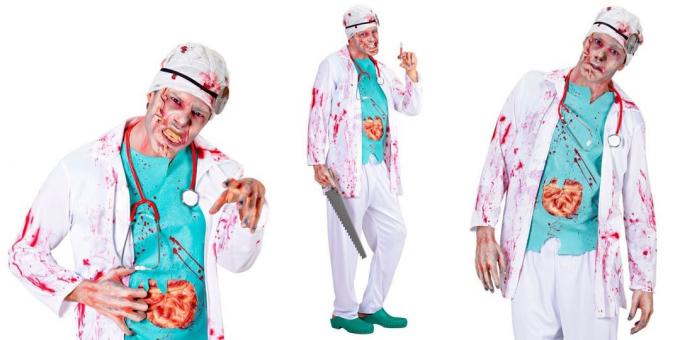 Kostuum op Halloween: Zombie Surgeon