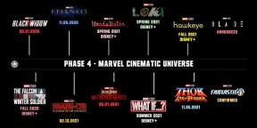 Marvel introduceerde een 4 fase kinovselennoy 5 films en 5 tv-series