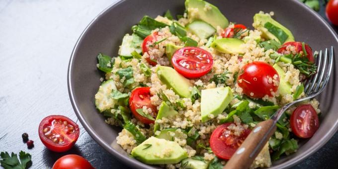 Salade Met Quinoa En Avocado