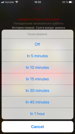 Player voor audioboeken BookPlayer: Timer