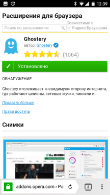 Hoe kan ik extensies in mobiele "Yandex installeren. Browser "voor Android