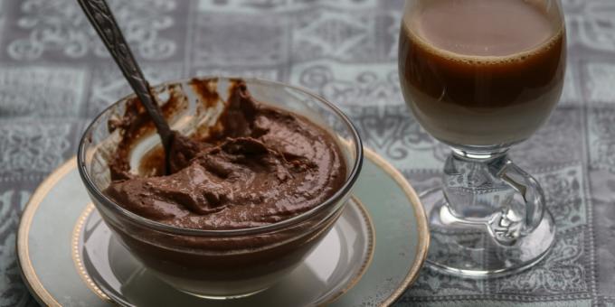 Kwarkmousse met chocolade