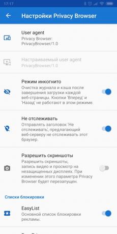 Private Browser voor Android: Privacy Browser