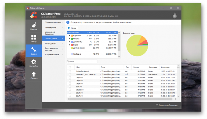 Harde schijf: CCleaner