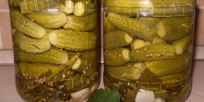 Pickles met mosterd en mierikswortel