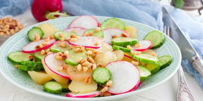 Groentesalade Met Pijnboompitten