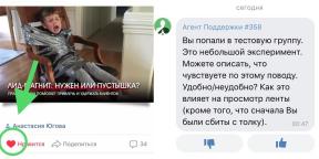 "VKontakte" huiden huskies. Hoewel dit experiment