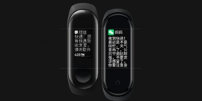 Vergelijk Weergave Xiaomi Mi Band 3 en Mi Band 4