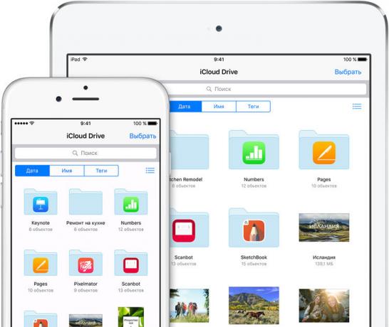 Lancering iCloud Drive vanaf het startscherm in iOS 9