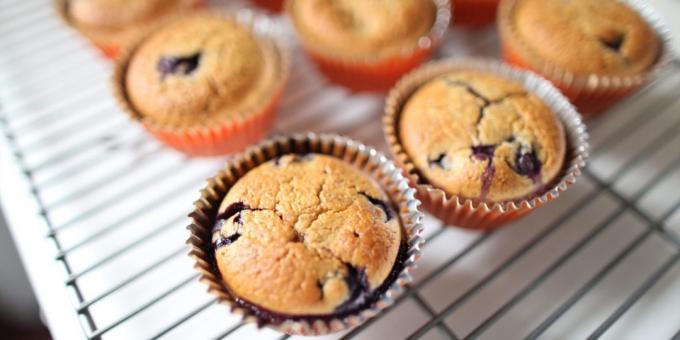 Blueberry muffins: recept