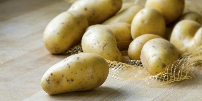 Levensmiddelen die jodium bevatten: aardappelen