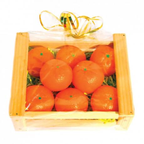 Cadeaus voor het nieuwe jaar: mandarijn soap