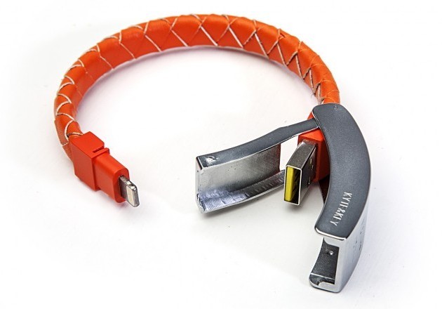 Kabel-armband voor de iPhone en iPad