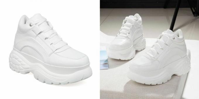 "Lelijke" witte sneakers