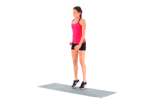 7-minuten durende workout: jump squats
