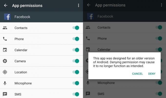 Android 6.0 Marshmallow: nieuwe indeling van het toestaan