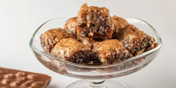 Chocolade baklava