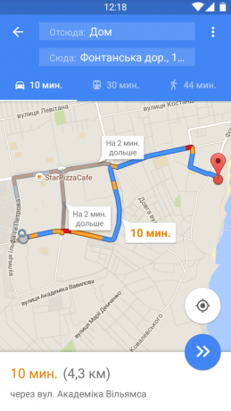 auto Google Maps navigate