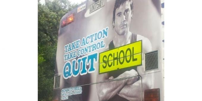 Inschrijving op een school bus