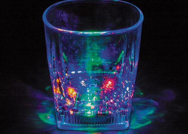 Decoratief glas met verlichting